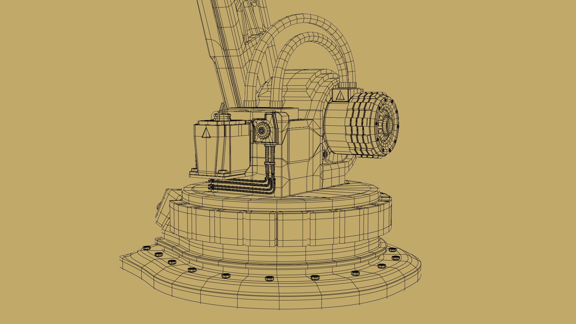 Robotic Arm Rigged 3D Model