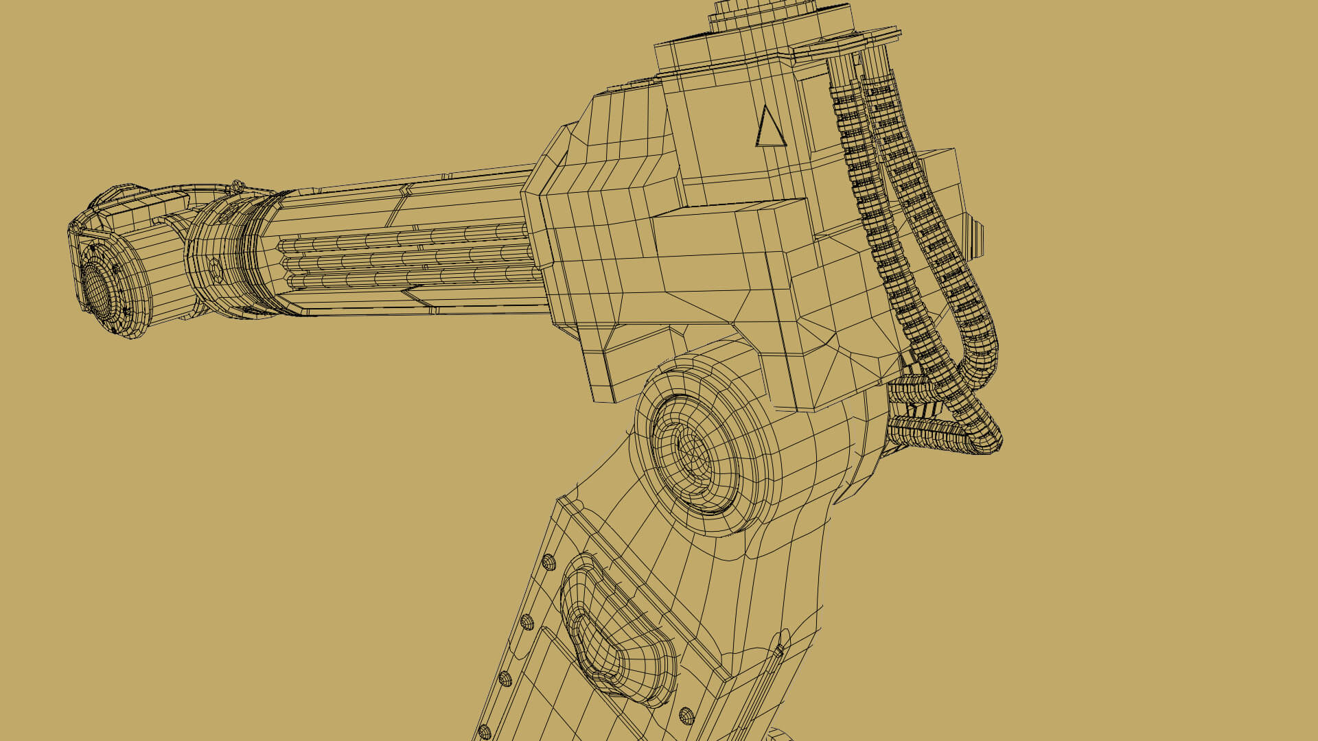 Robotic Arm Rigged 3D Model