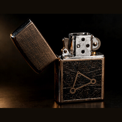 Vintage Zippo-Style Lighter