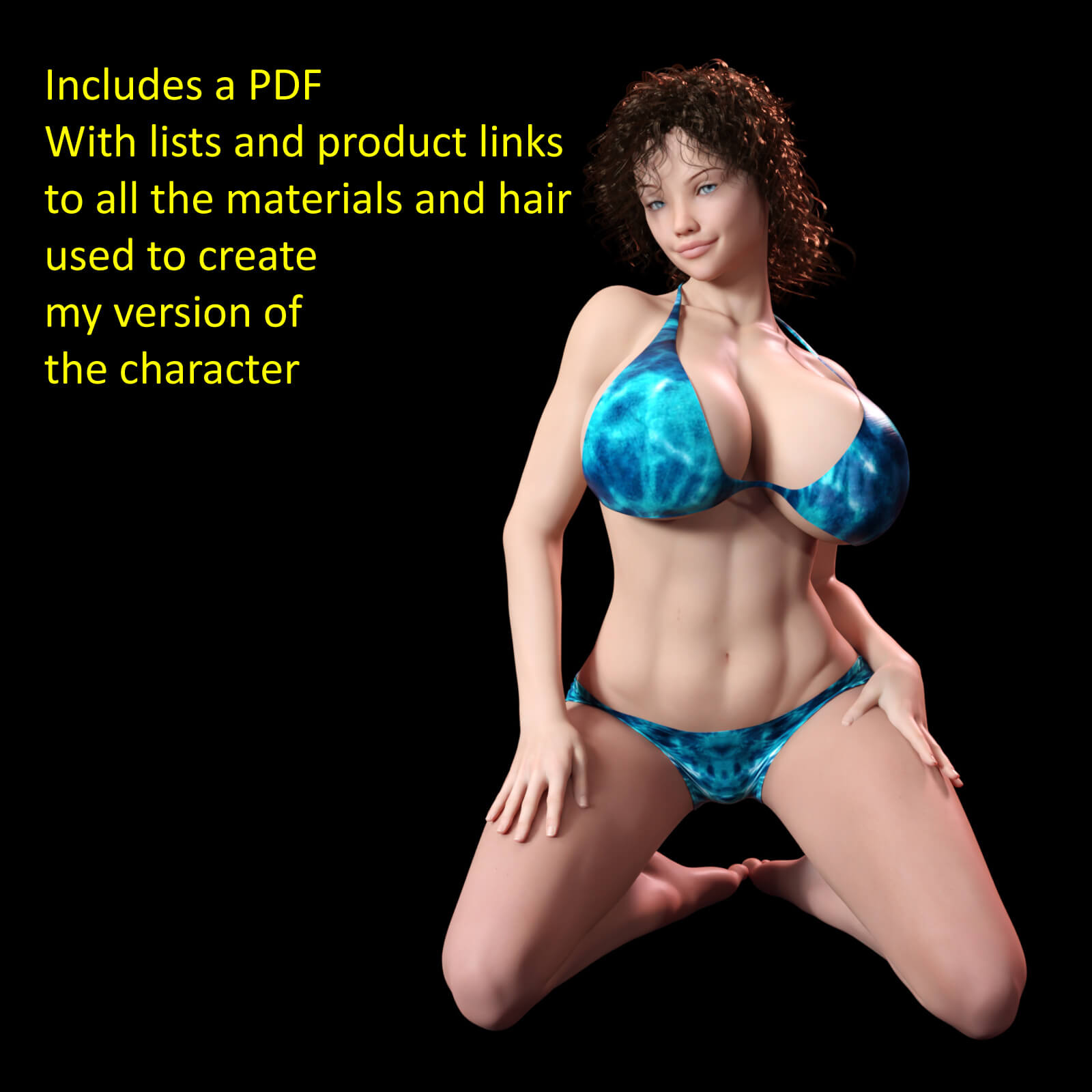 Brandi Character Body and Head Morphs for Genesis 8 Female Daz Content