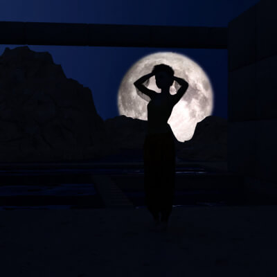 Emmy - Moonrise 3D Wallpaper