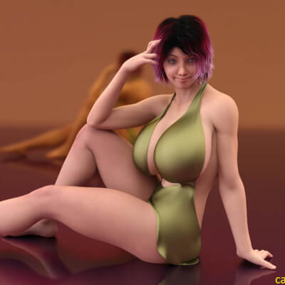 Enya - Cannes Mini Dress 3D Wallpaper