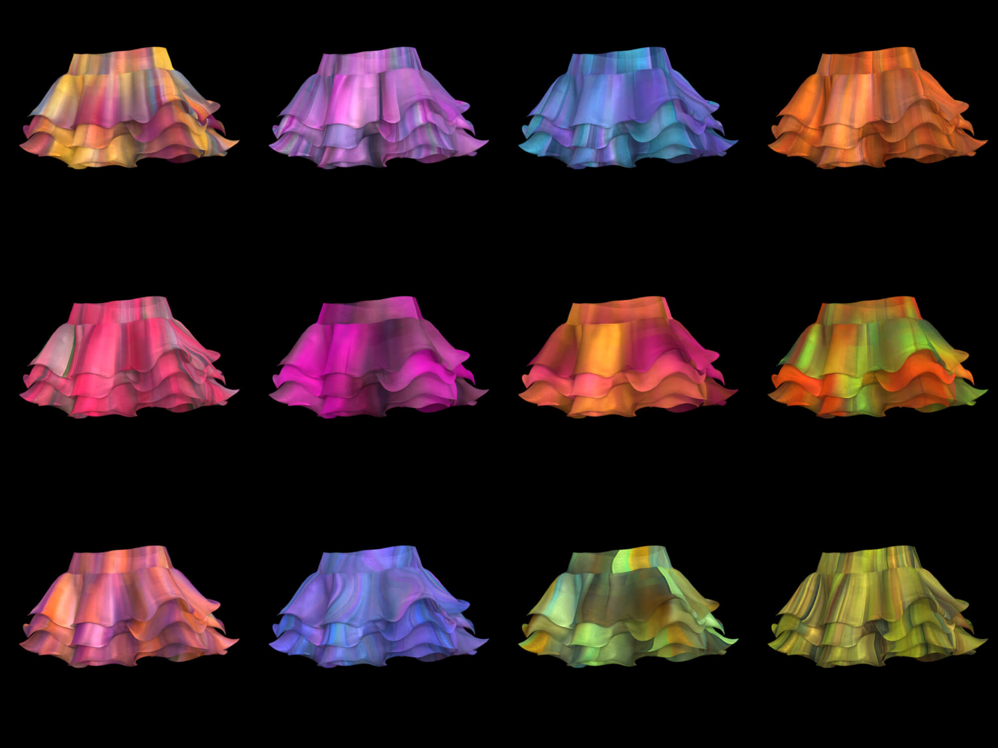 Fairy Materials for Tulle Skirt for Genesis 8 Female Daz Content