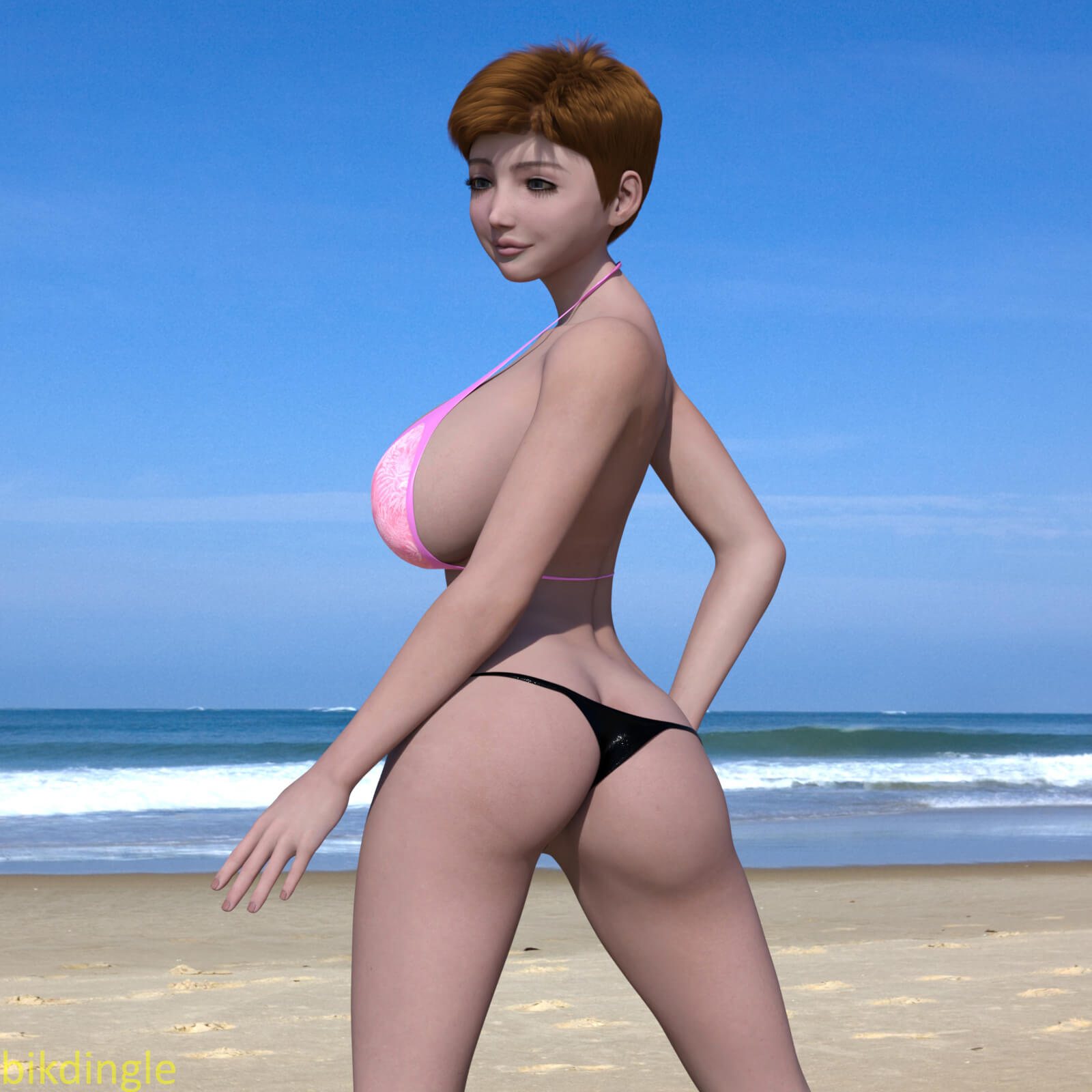Felicity 3D Render, Digital Artwork by bikdingle