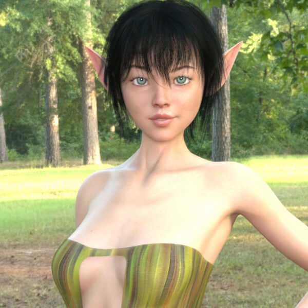 Lian as an Elf 3
