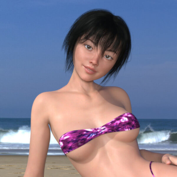 Lian at the Beach 2