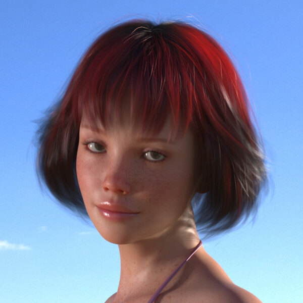 Lori at the Beach 2