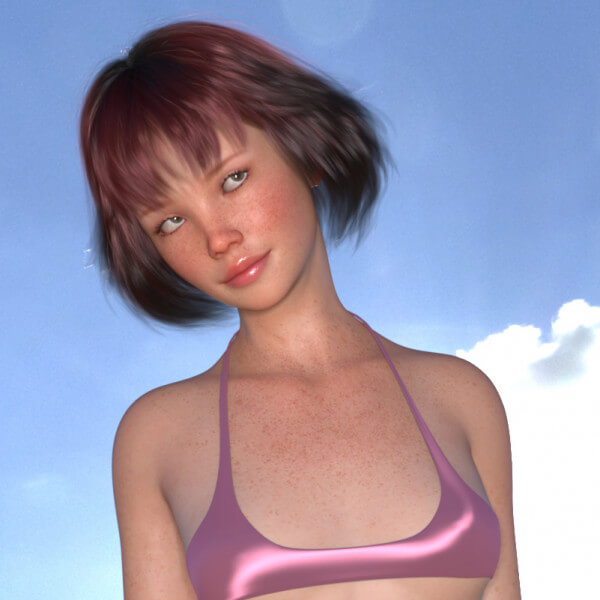 Lori at the Beach 3