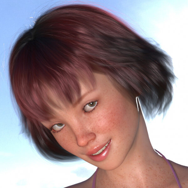 Lori at the Beach 4