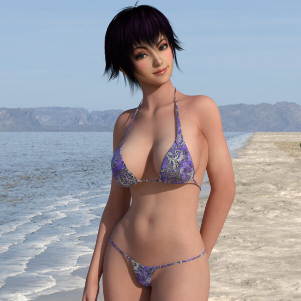 Pai at the beach 1