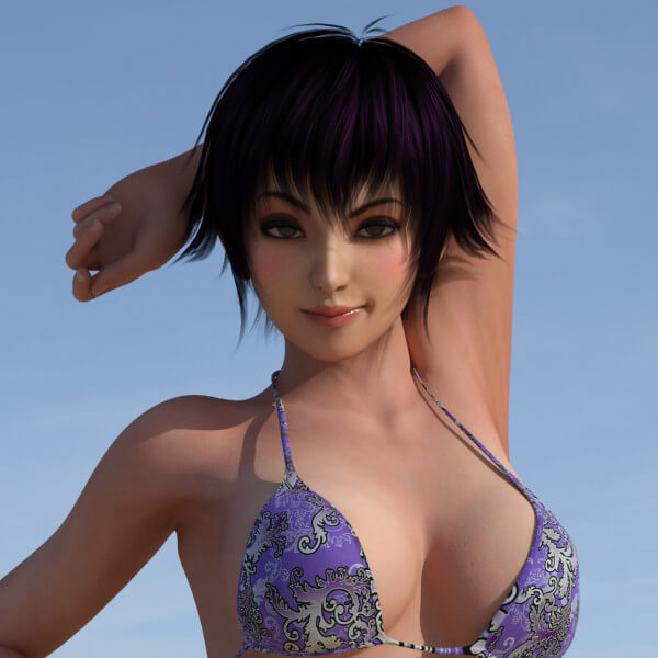 Pai on the beach 2