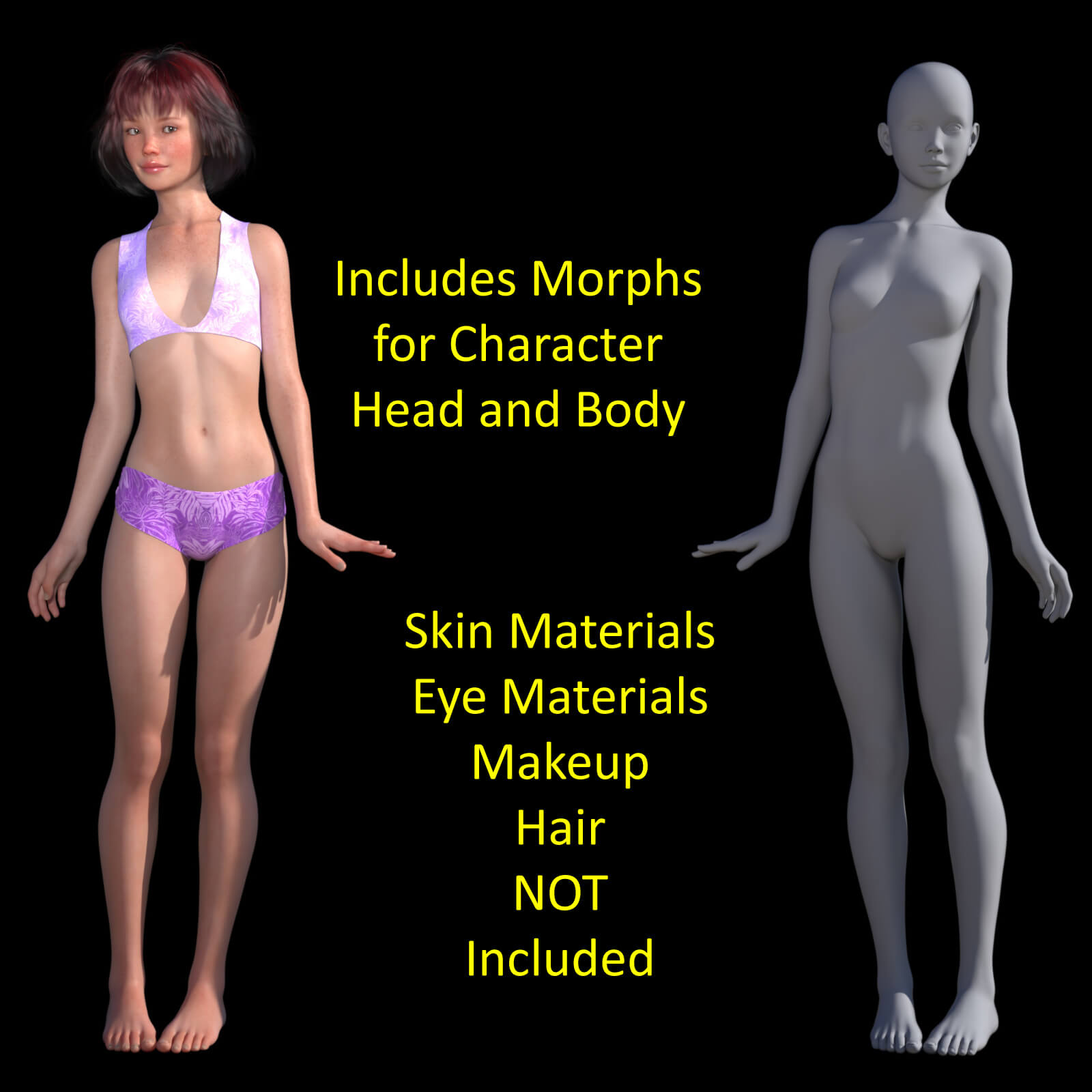 Lori Character Body and Head Morphs for Genesis 8 Female Daz Content
