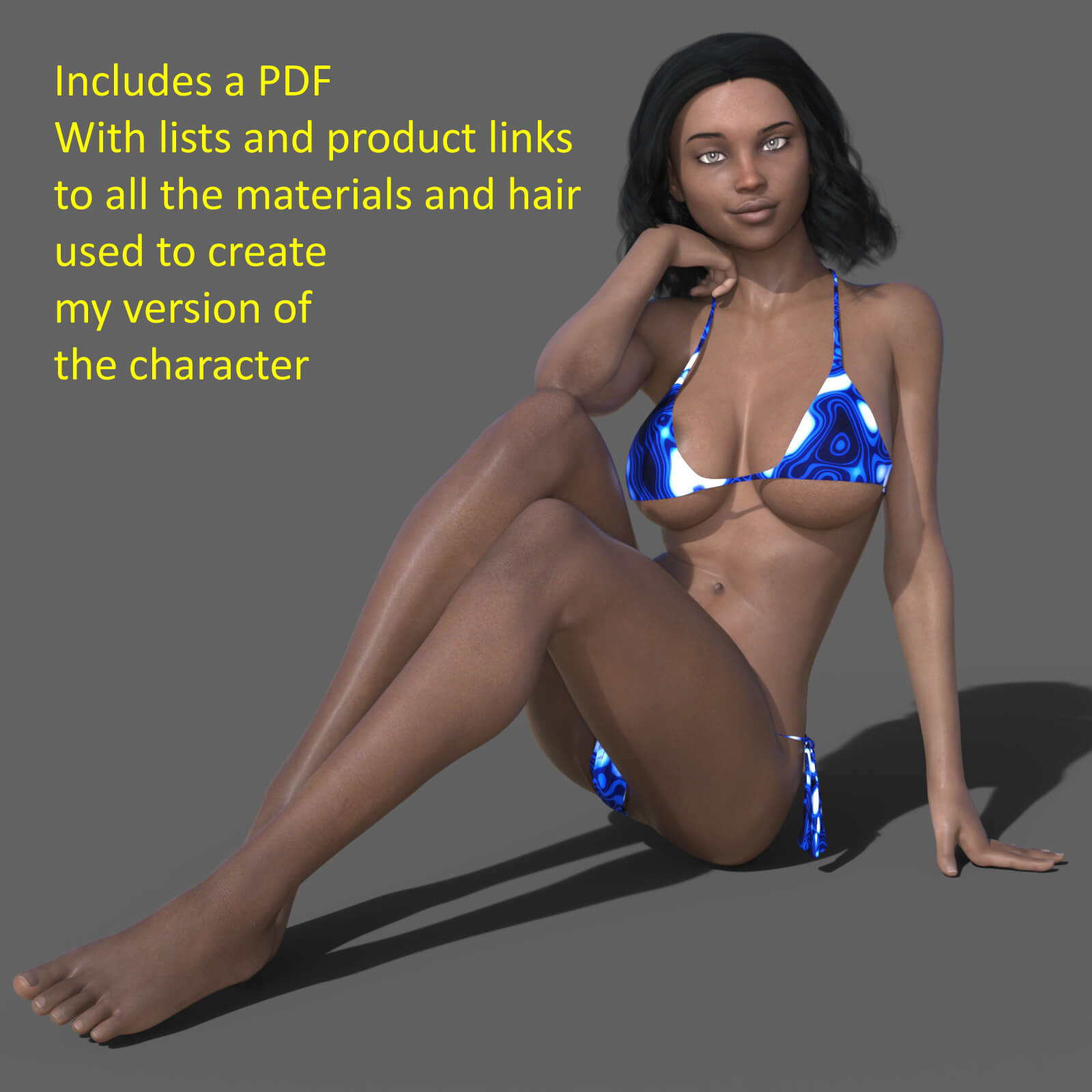 Taja Character Body and Head Morphs for Genesis 8 Female Daz Content