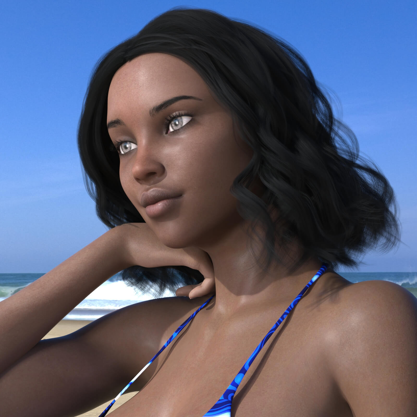 Taja Character Body and Head Morphs for Genesis 8 Female Daz Content