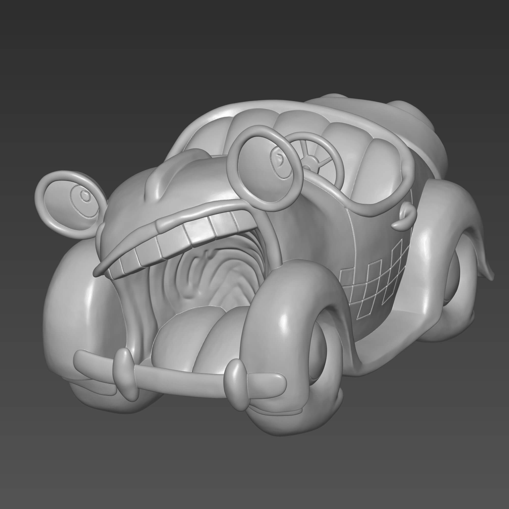 Benny the Cab STL File for 3D Printing 3D Model