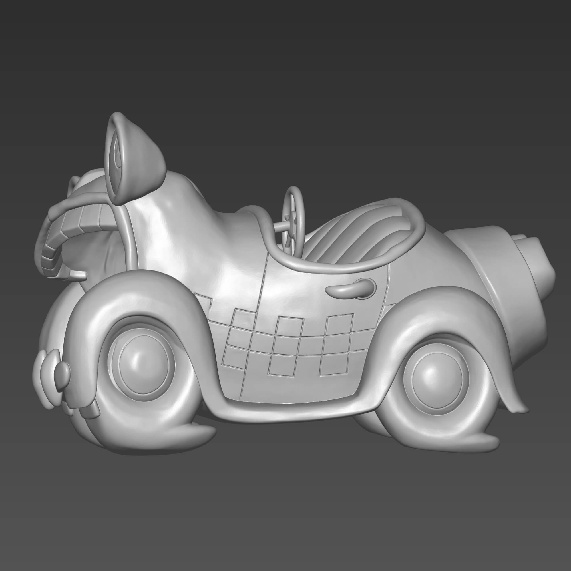 Benny the Cab STL File for 3D Printing 3D Model