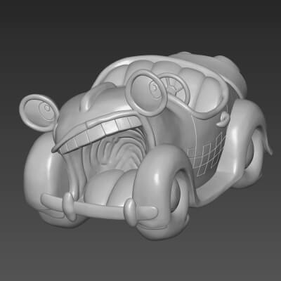 Benny the Cab STL File for 3D Printing