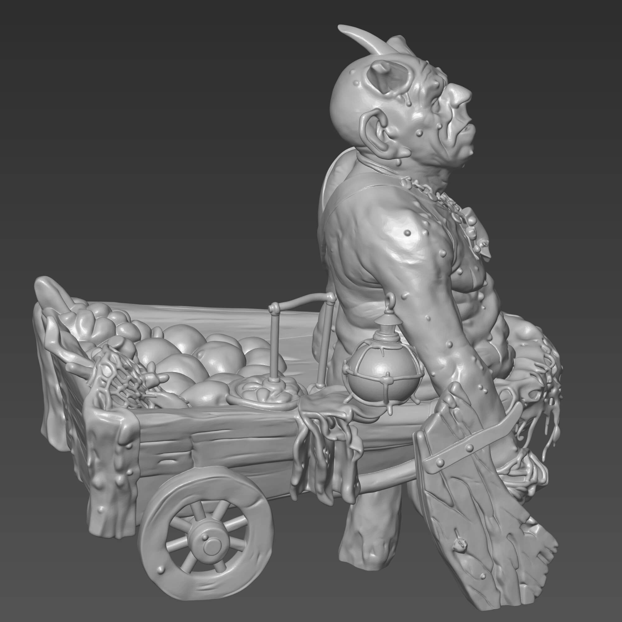 Bethmoora Goblin STL - Hellboy Inspired Miniature 3D Model