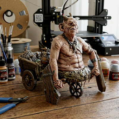 Bethmoora Goblin STL - Hellboy Inspired Miniature