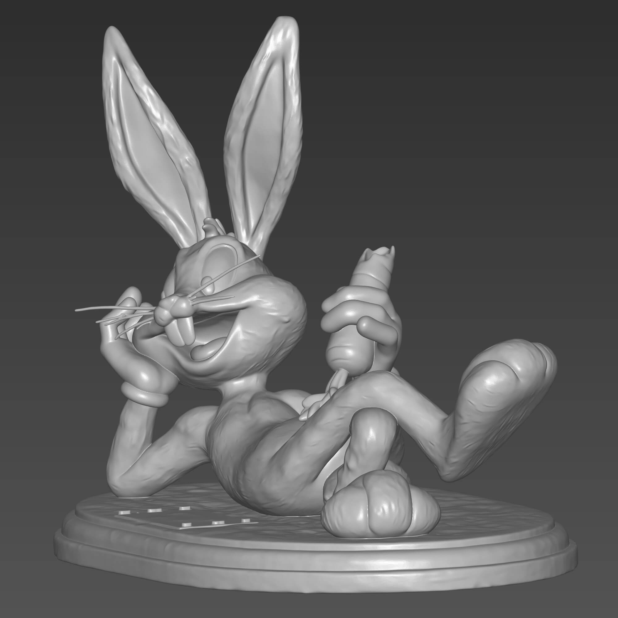 Bugs Bunny 3D STL File for FDM Printing 3D Model