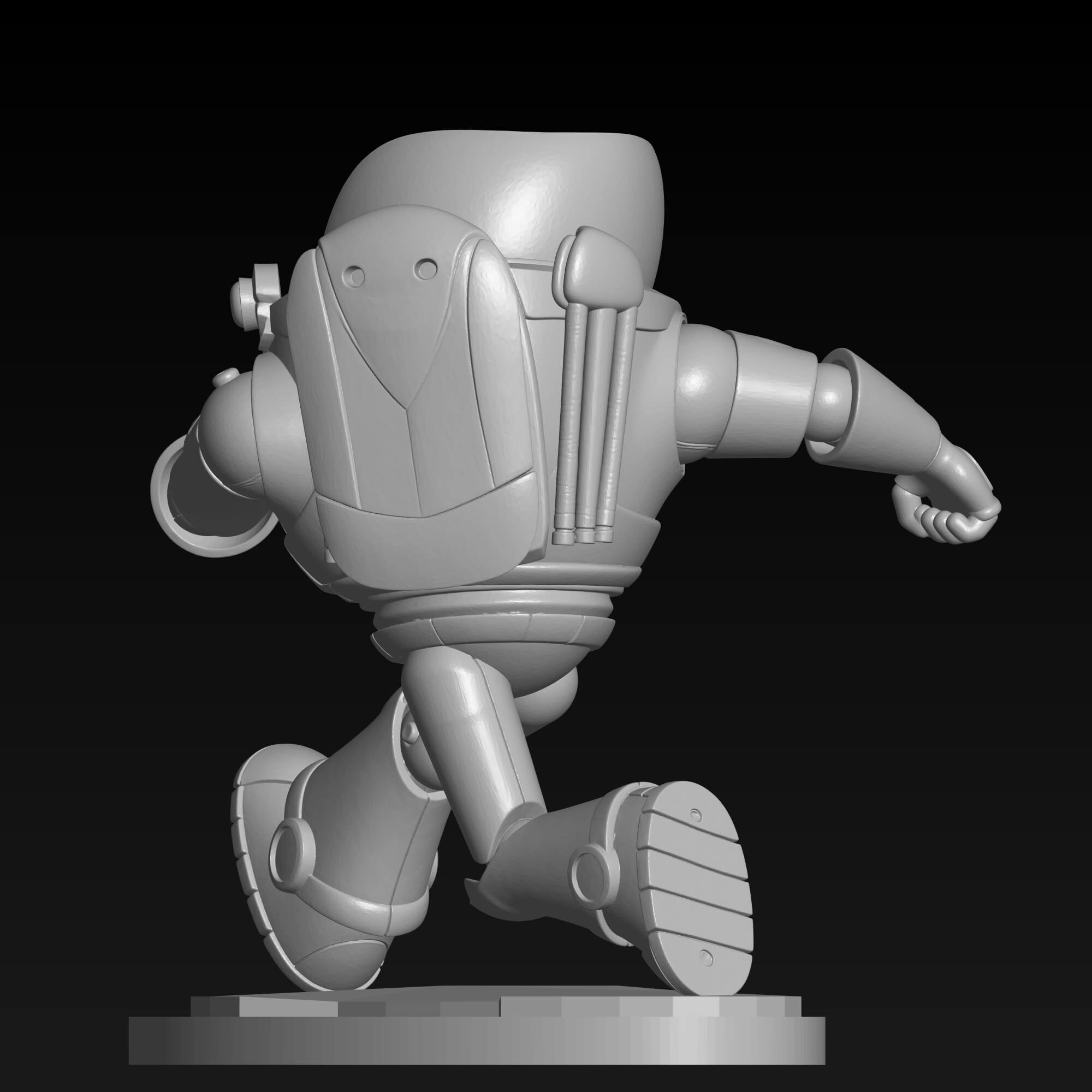 Buzz Lightyear Running 3D Print STL File 3D Model