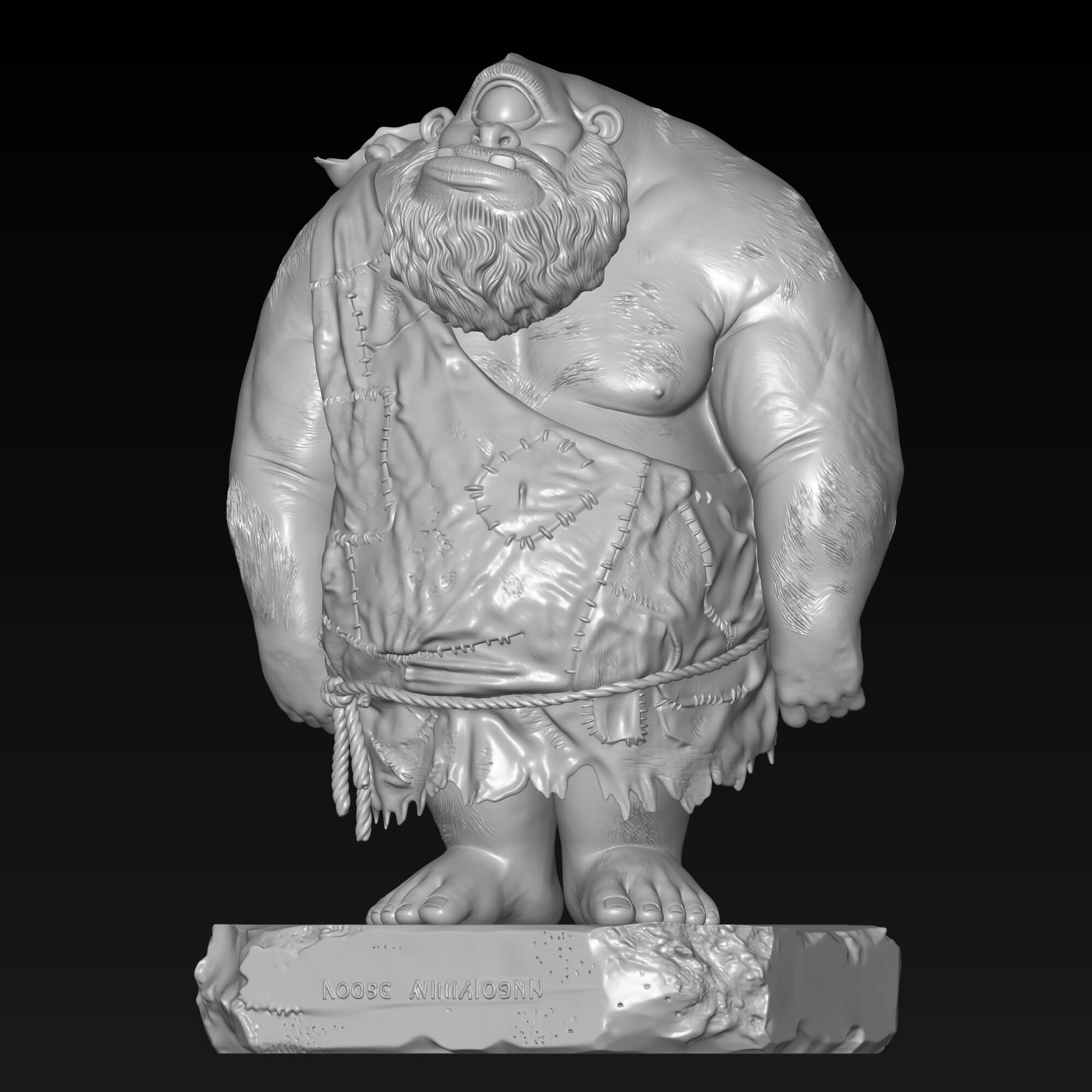 Cyclops 3D STL File Mythological Monster Miniature 3D Model