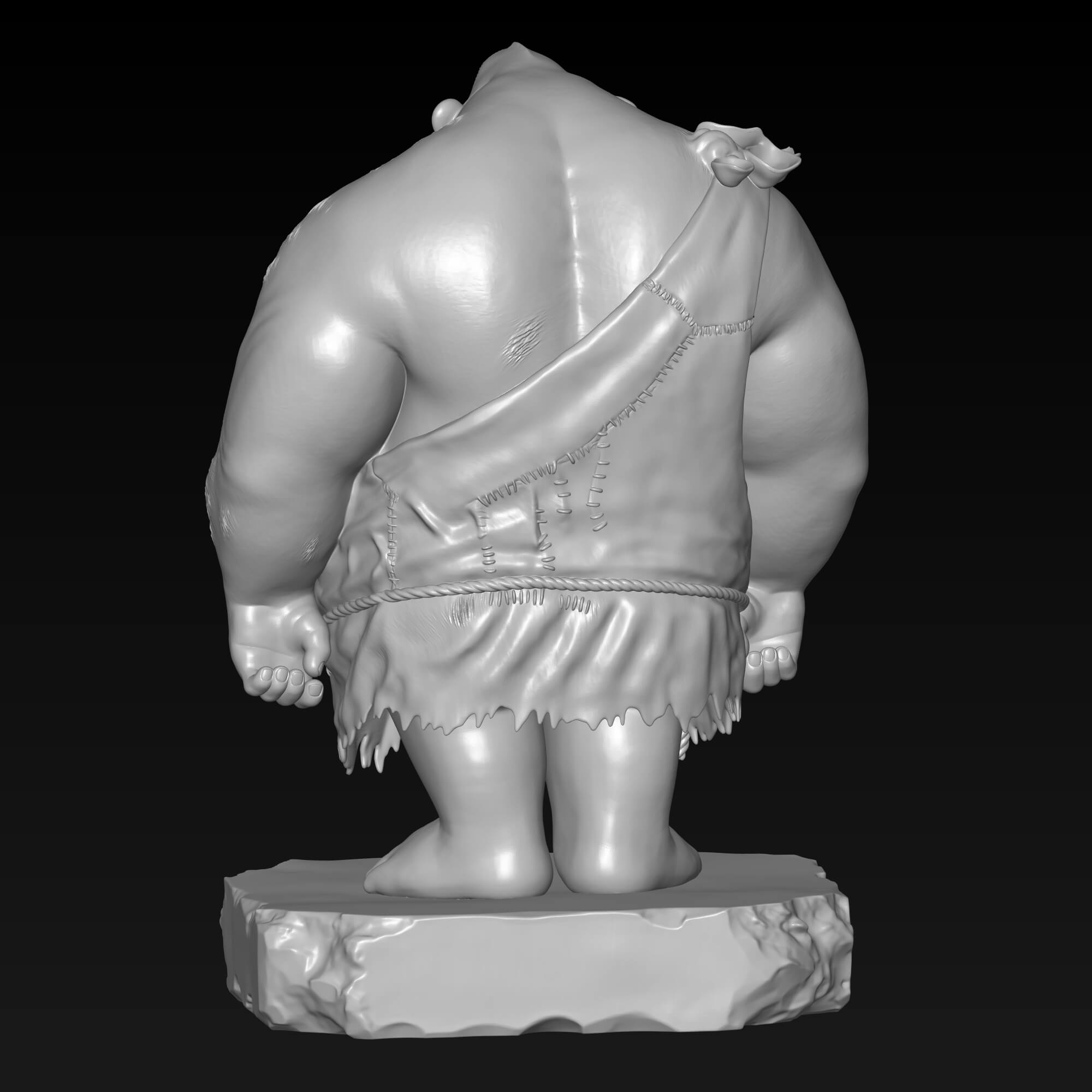 Cyclops 3D STL File Mythological Monster Miniature 3D Model
