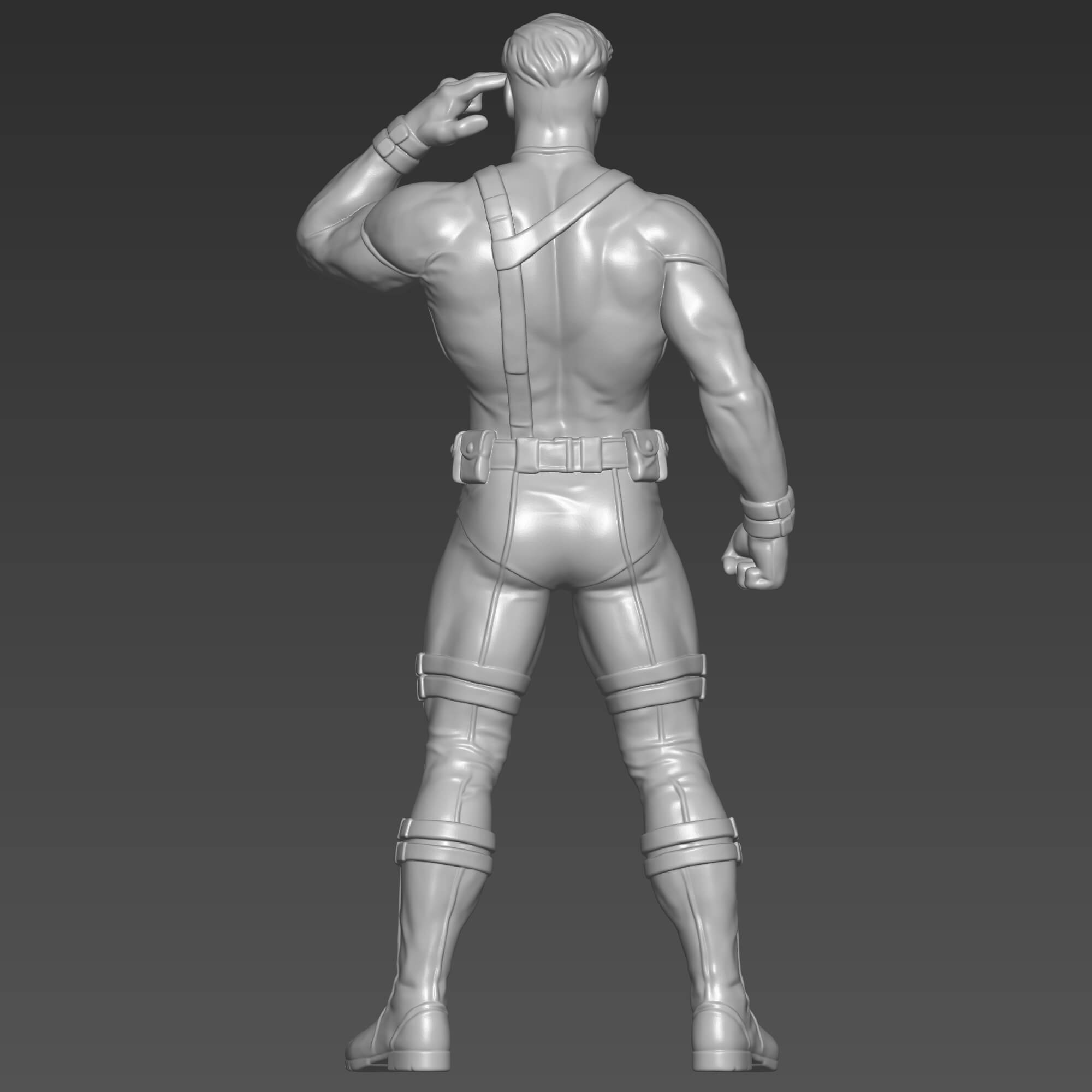 Cyclops 3D STL File Scott Summers Marvel Figure 3D Model