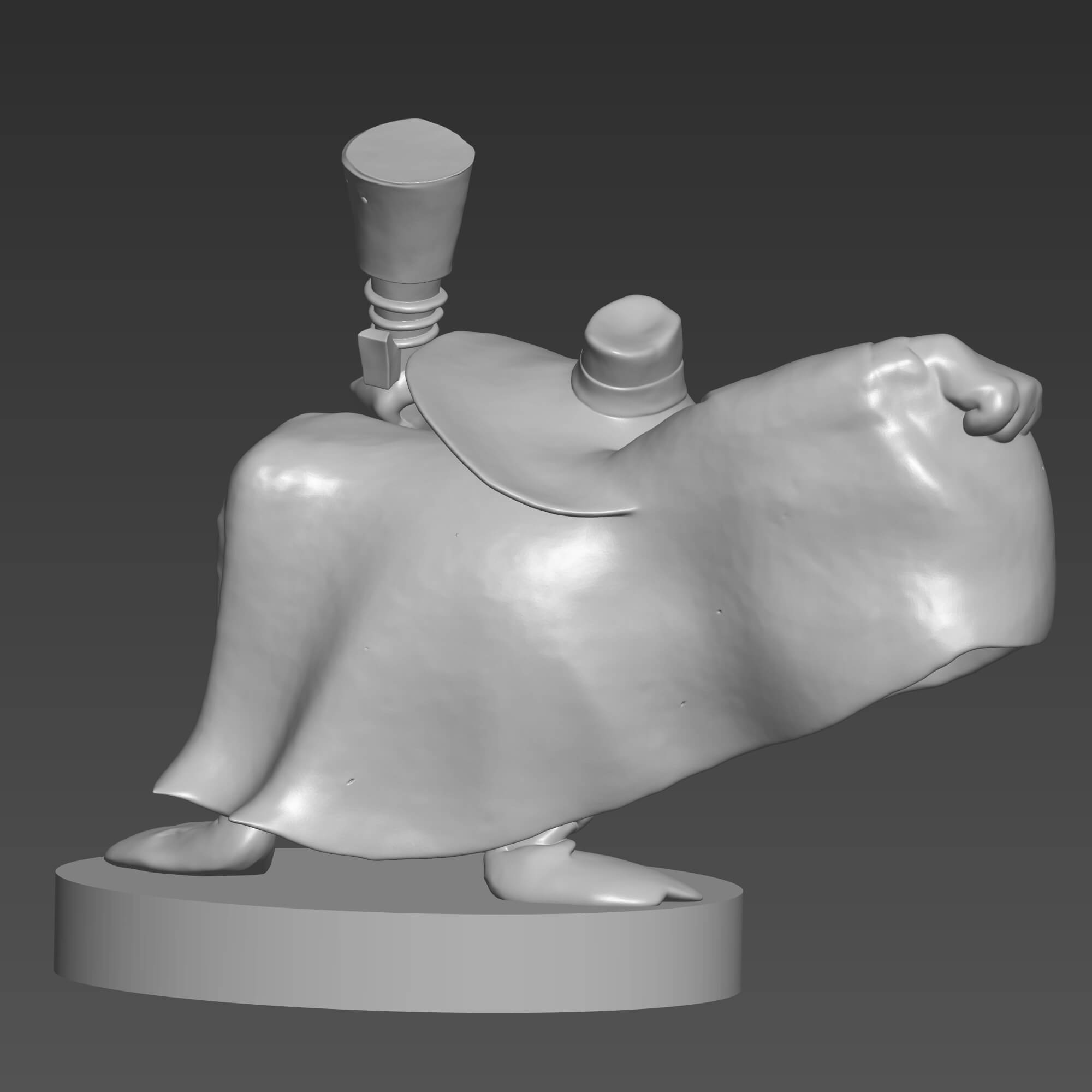 Darkwing Duck 3D STL File Lets Get Dangerous Duck Figure 3D Model