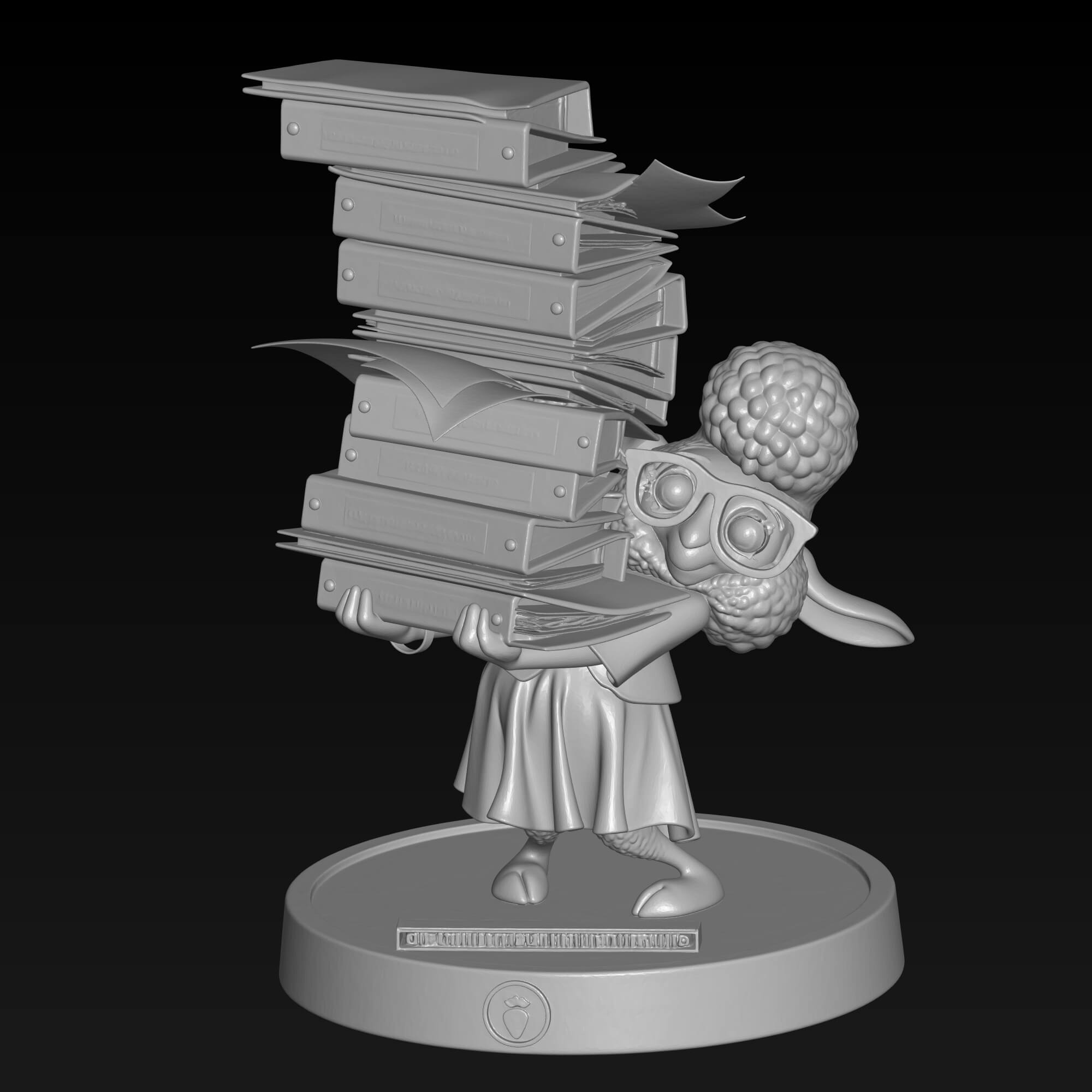 Dawn Bellwether Zootopia STL File - Main Antagonist 3D Model 3D Model