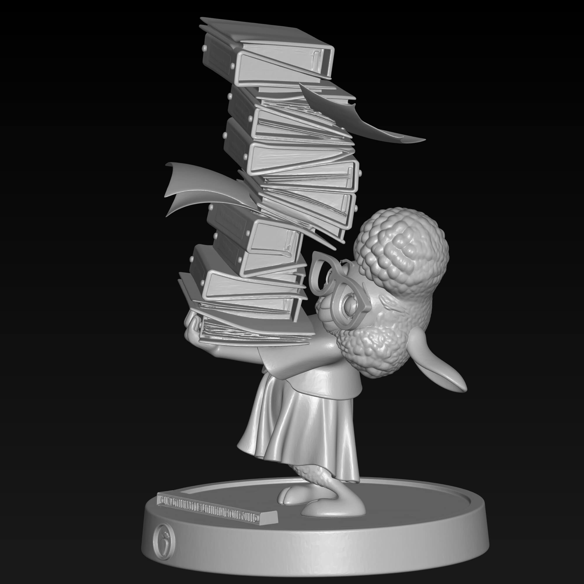 Dawn Bellwether Zootopia STL File - Main Antagonist 3D Model 3D Model
