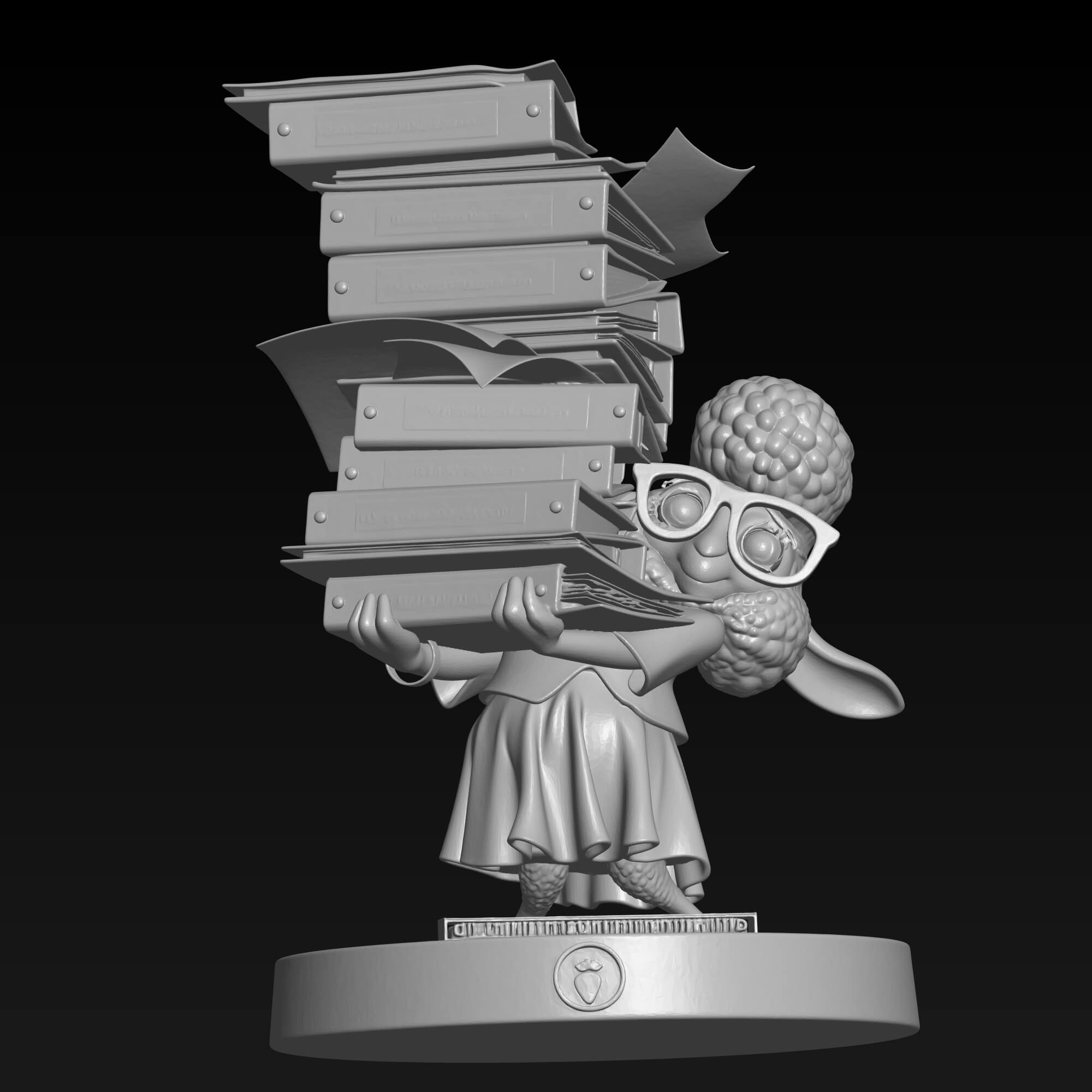 Dawn Bellwether Zootopia STL File - Main Antagonist 3D Model 3D Model