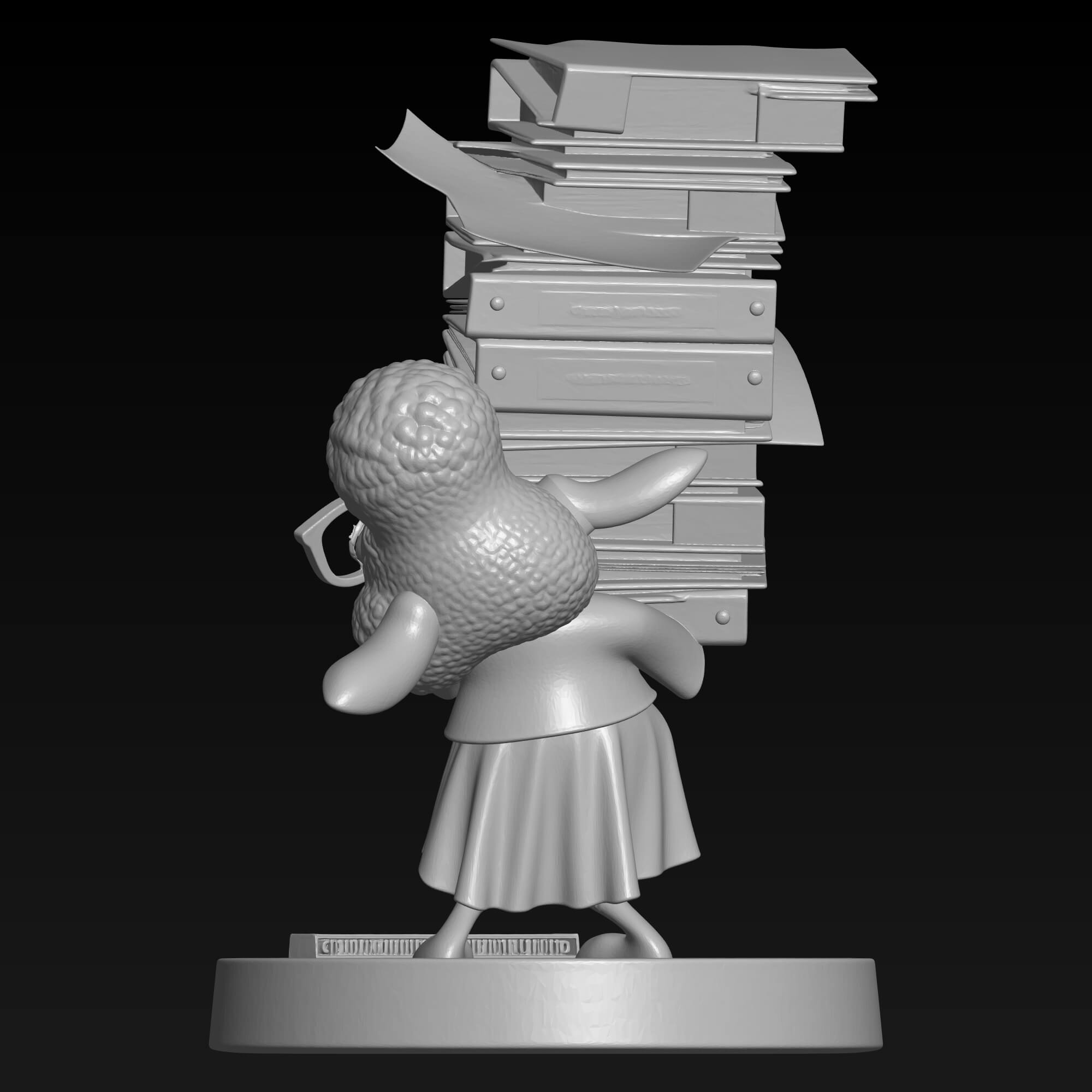 Dawn Bellwether Zootopia STL File - Main Antagonist 3D Model 3D Model