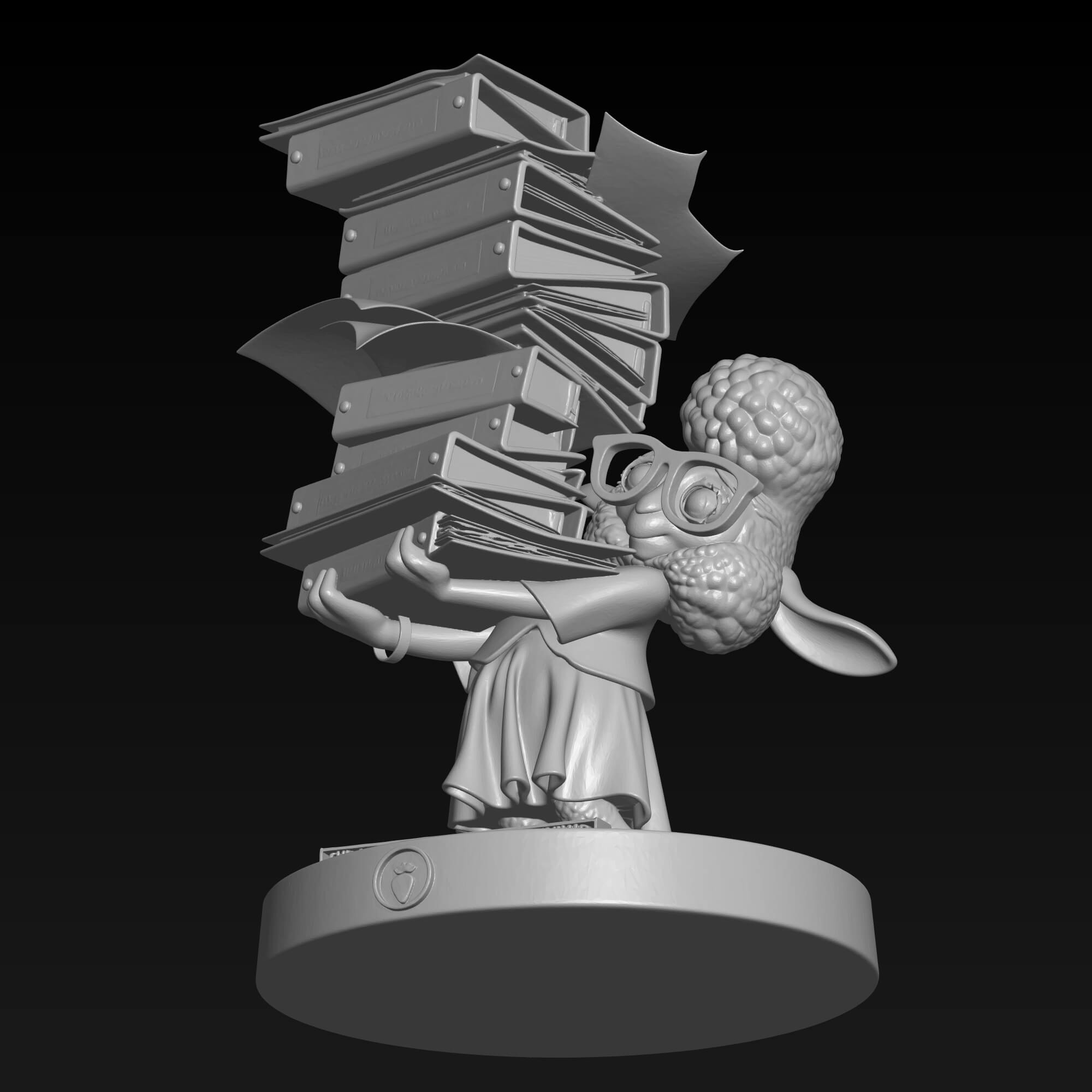 Dawn Bellwether Zootopia STL File - Main Antagonist 3D Model 3D Model