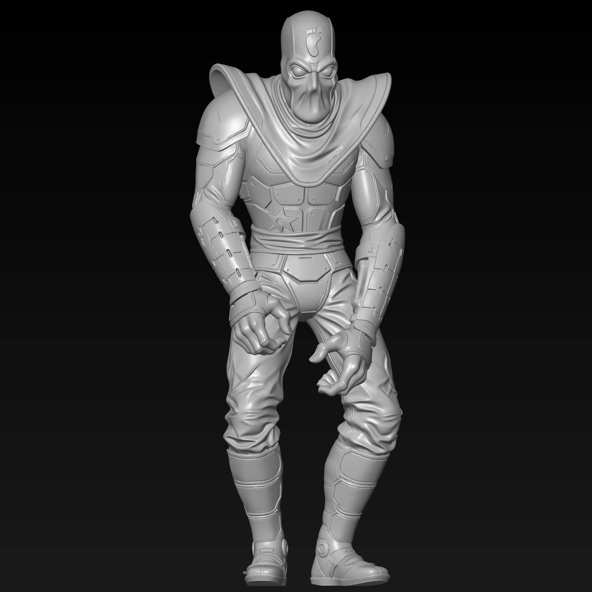 Foot Clan Ninja STL File for 3D Printing - TMNT Inspired 3D Model