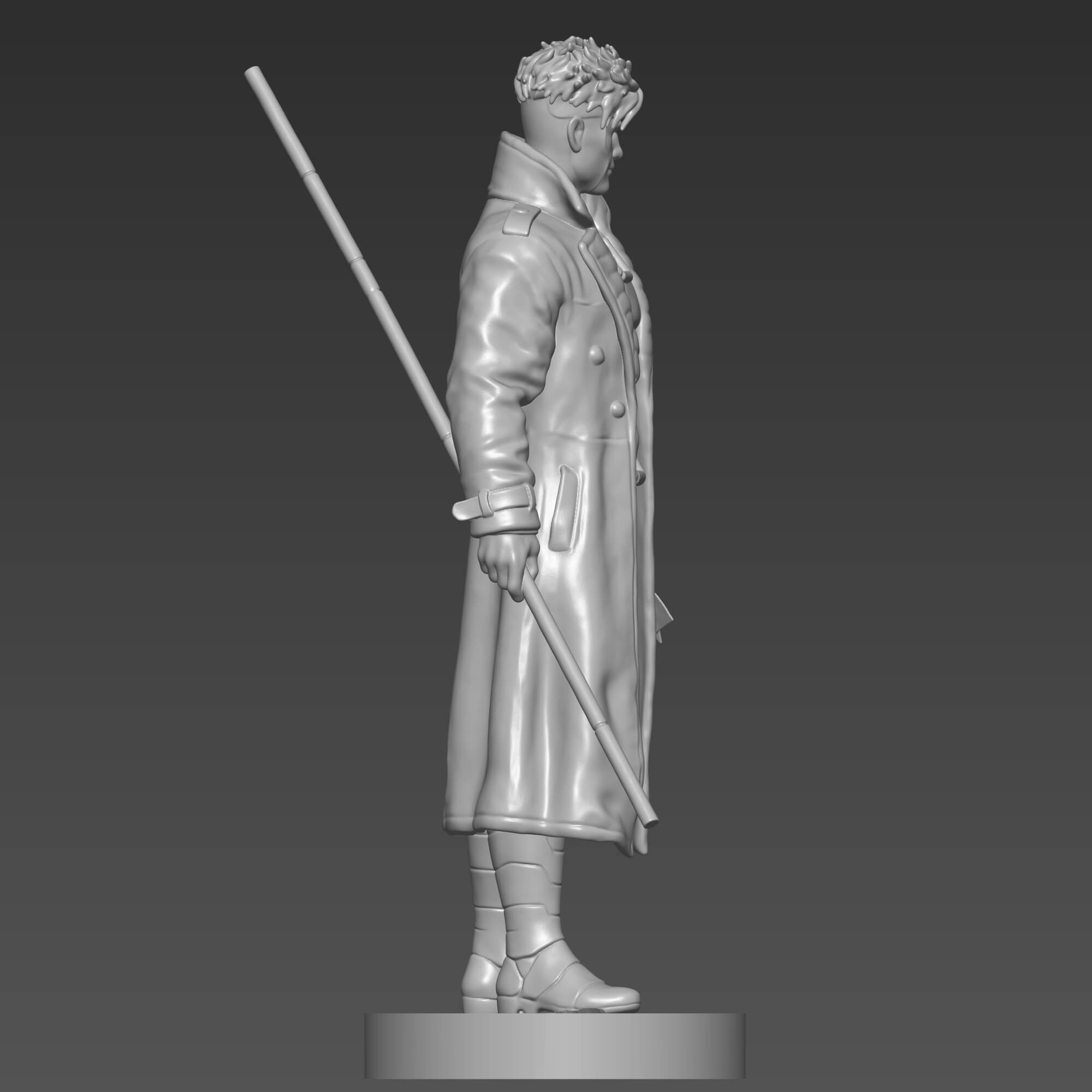 Gambit STL File for 3D Printing X-Men Remy LeBeau Figure 3D Model
