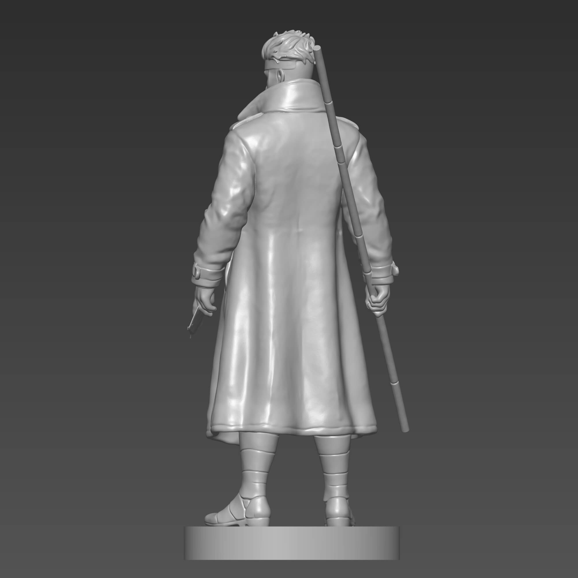 Gambit STL File for 3D Printing X-Men Remy LeBeau Figure 3D Model