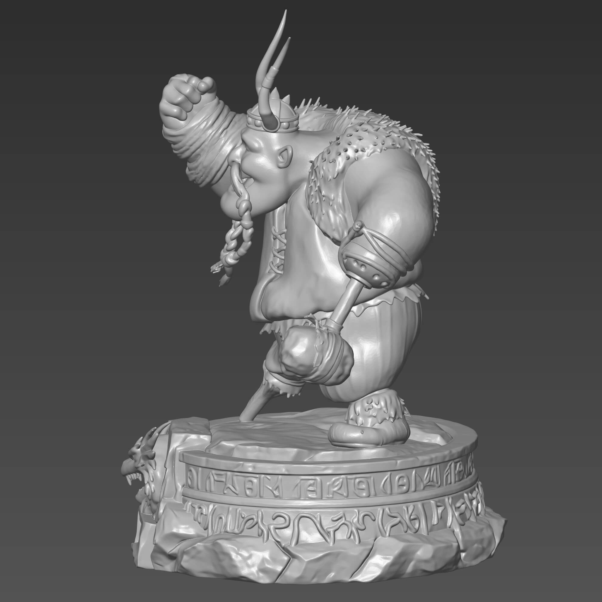 Gobber 3D STL File How to Train Your Dragon 3D Model