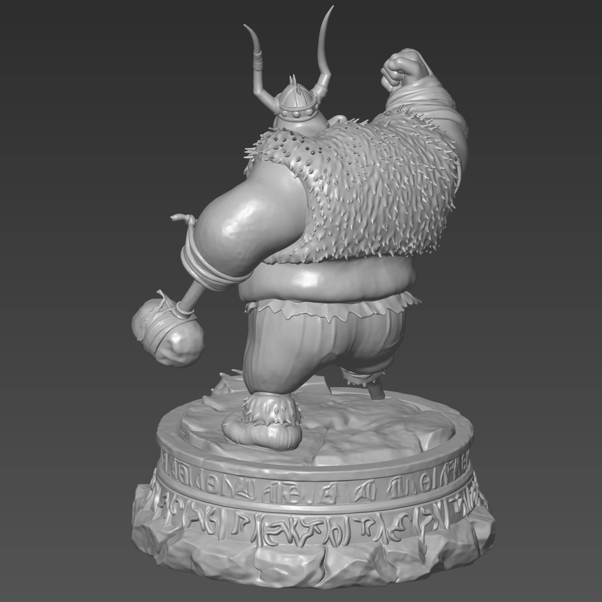Gobber 3D STL File How to Train Your Dragon 3D Model