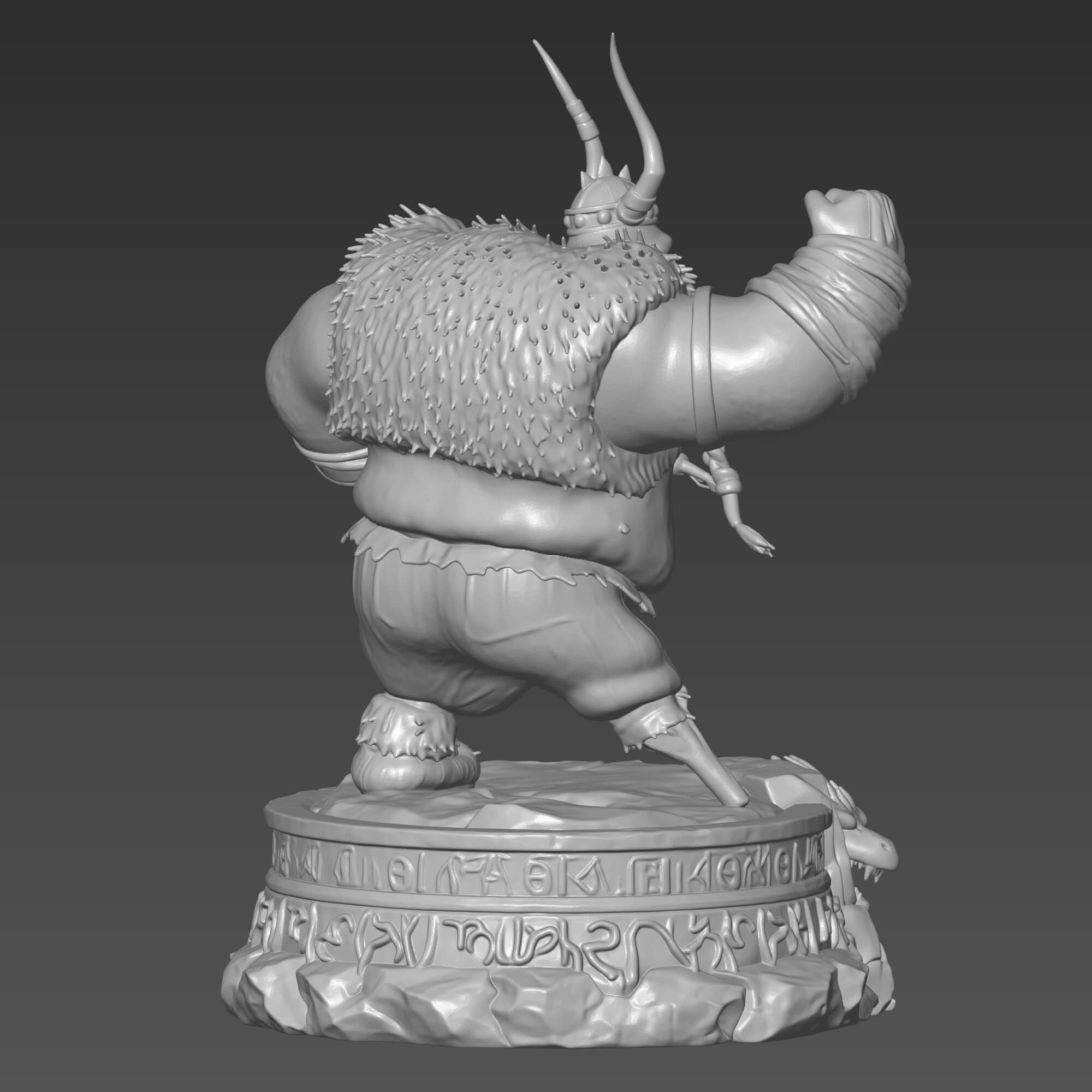 Gobber 3D STL File How to Train Your Dragon 3D Model