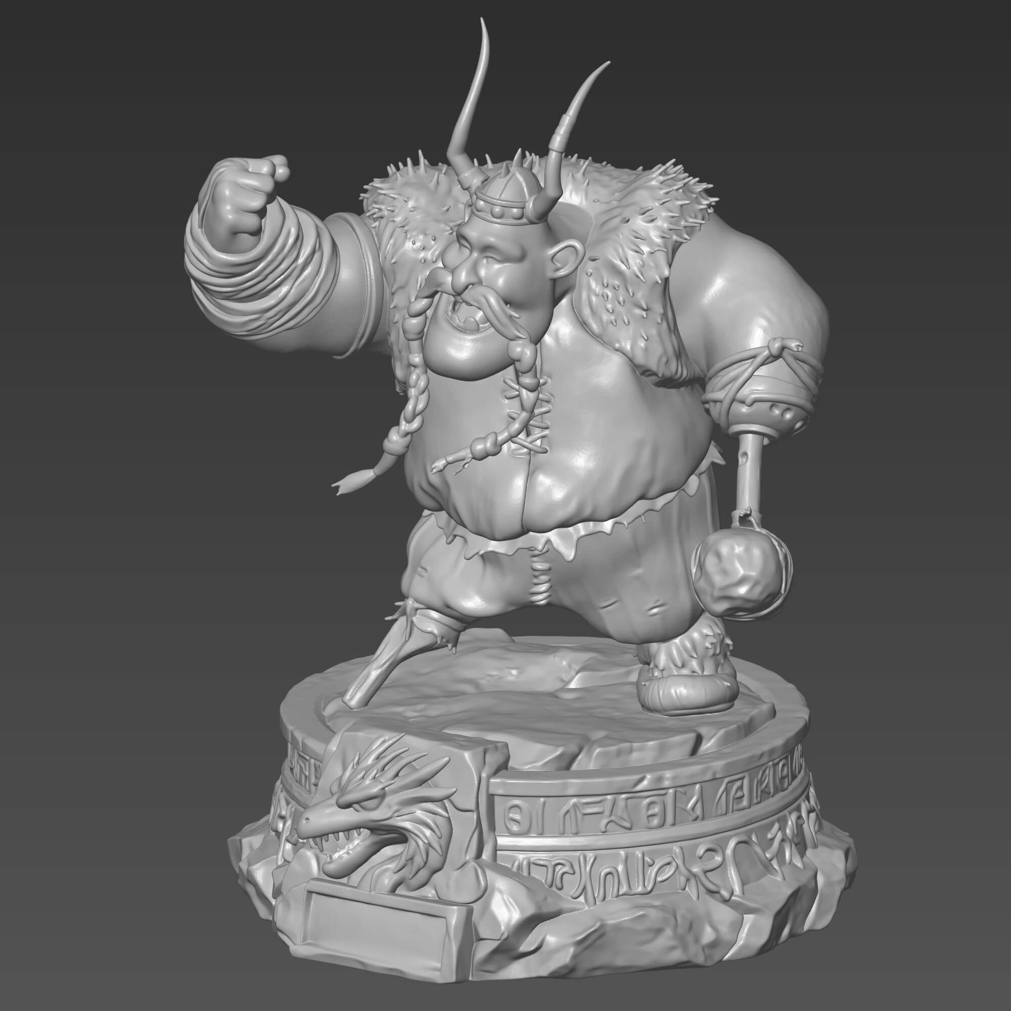 Gobber 3D STL File How to Train Your Dragon 3D Model