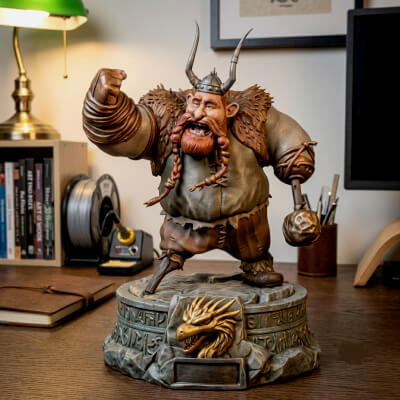 Gobber 3D STL File, How to Train Your Dragon