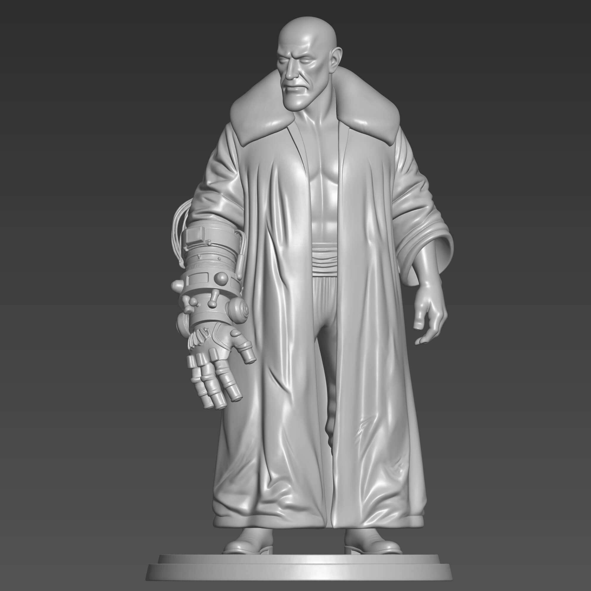 Grigori Rasputin STL File - Hellboy Villain 3D Print Model 3D Model