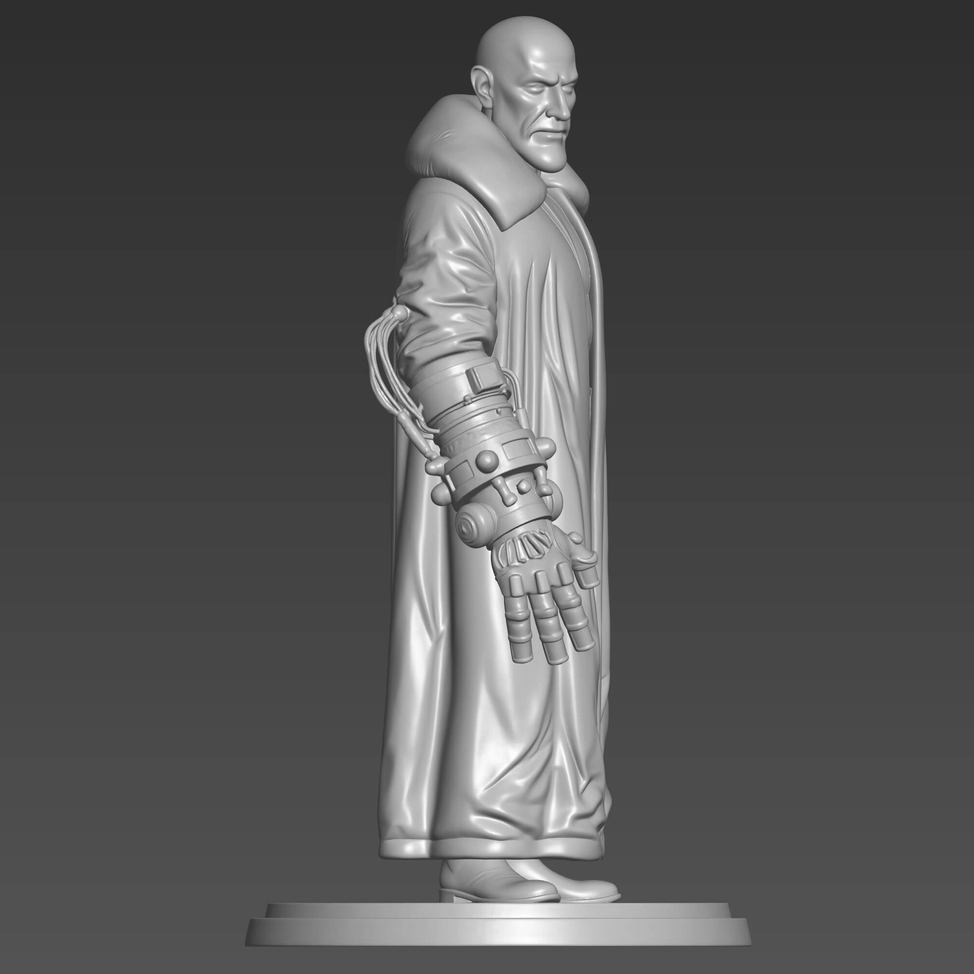 Grigori Rasputin STL File - Hellboy Villain 3D Print Model 3D Model