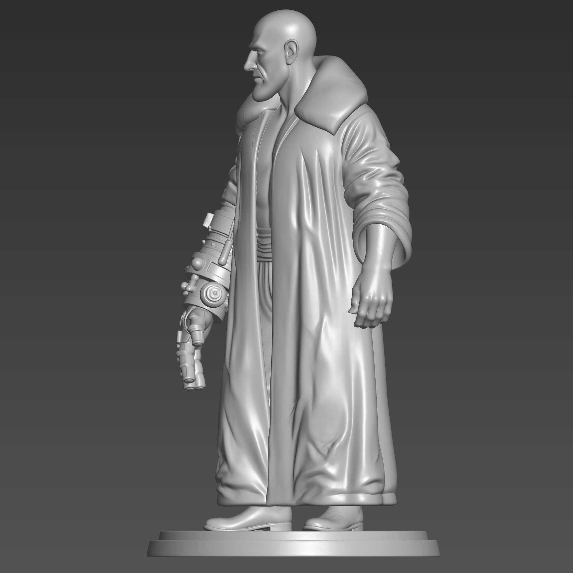 Grigori Rasputin STL File - Hellboy Villain 3D Print Model 3D Model