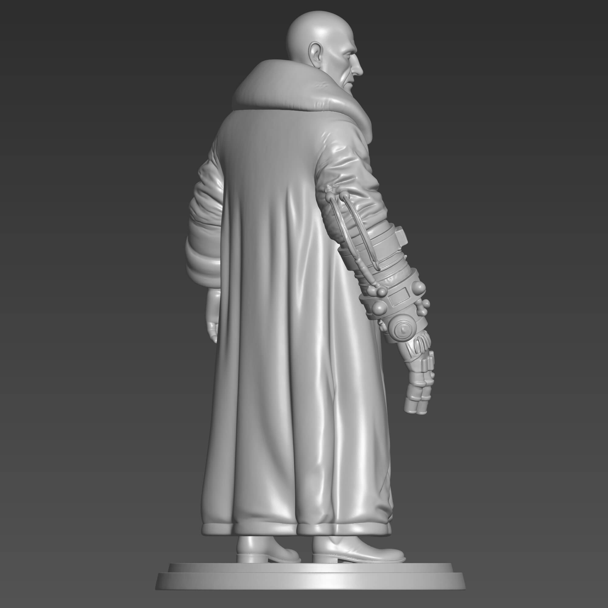Grigori Rasputin STL File - Hellboy Villain 3D Print Model 3D Model
