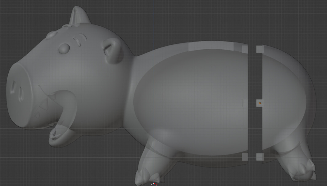 Hamm Piggy Bank 3D STL File - Toy Story Inspired 3D Model