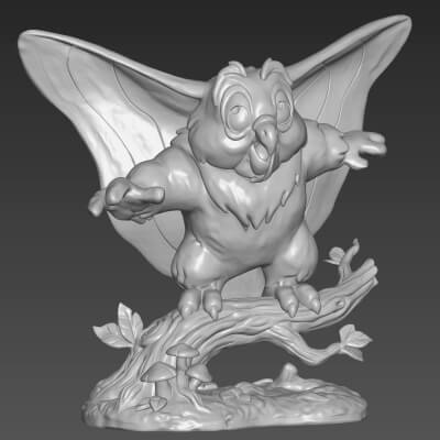 He-Man Owl 3D Print STL File Retro 80s Cartoon