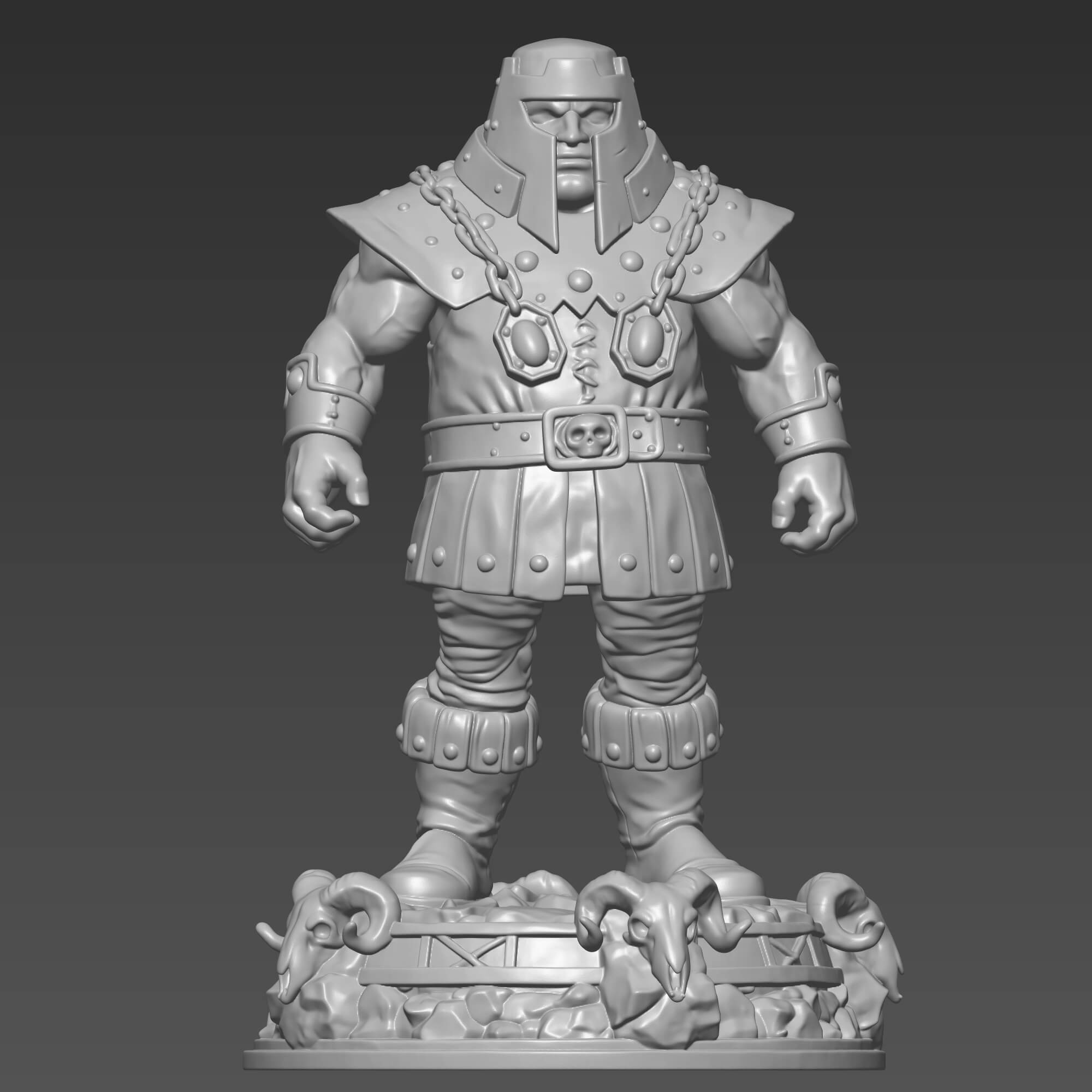 HeMan RamMan STL File Masters of the Universe 3D Model