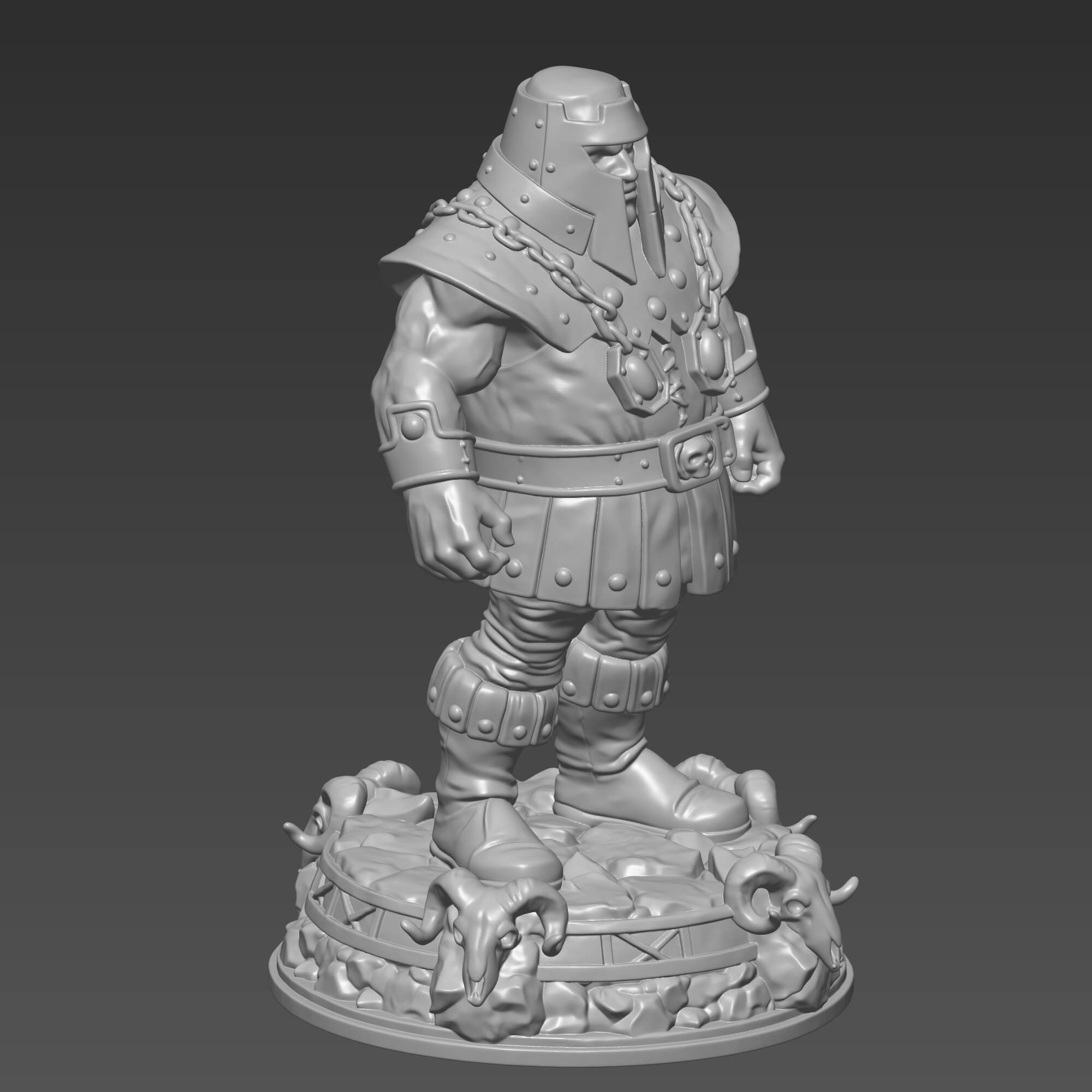 HeMan RamMan STL File Masters of the Universe 3D Model